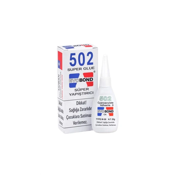 Japon yapıstırıcı Evobond 502 Yapıştırıcı 20 g - 2 Adet ürün görseli 1