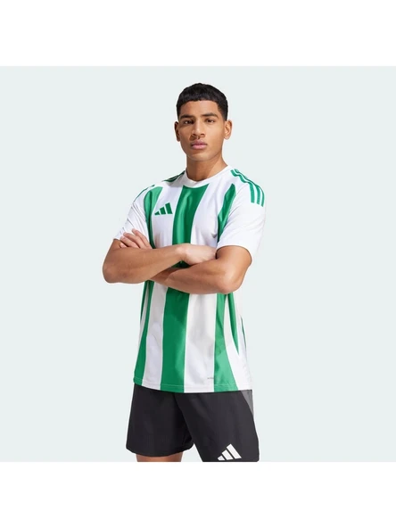 Adidas Striped 24 Jsy Erkek Futbol Forması Yeşil IW2148 ürün görseli 1