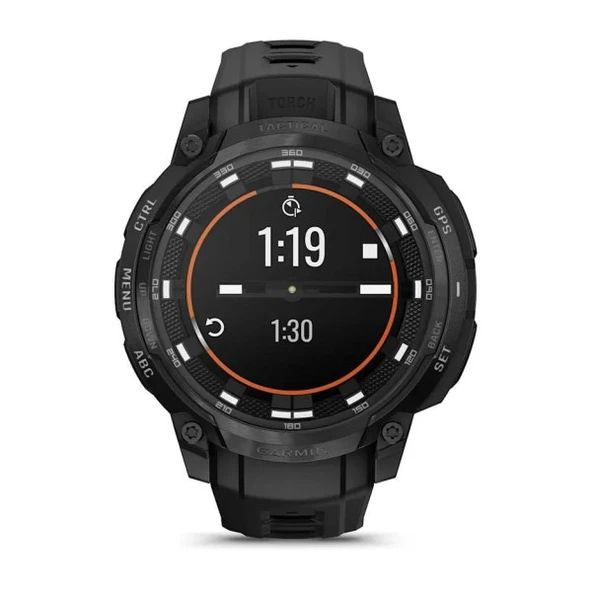 Garmin Instinct Crossober AMOLED Tactical,Black/Bl - Resim 8