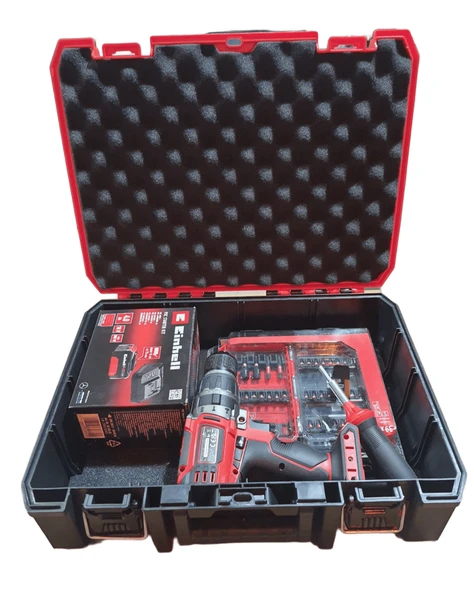 Einhell Darbeli Matkap Set 43 Parça Kprof Set 001 - Resim 5