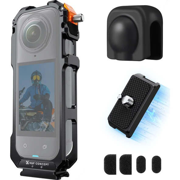 K&F Concept INSTA360 X5 Için Alüminyum Kafes ürün görseli 1