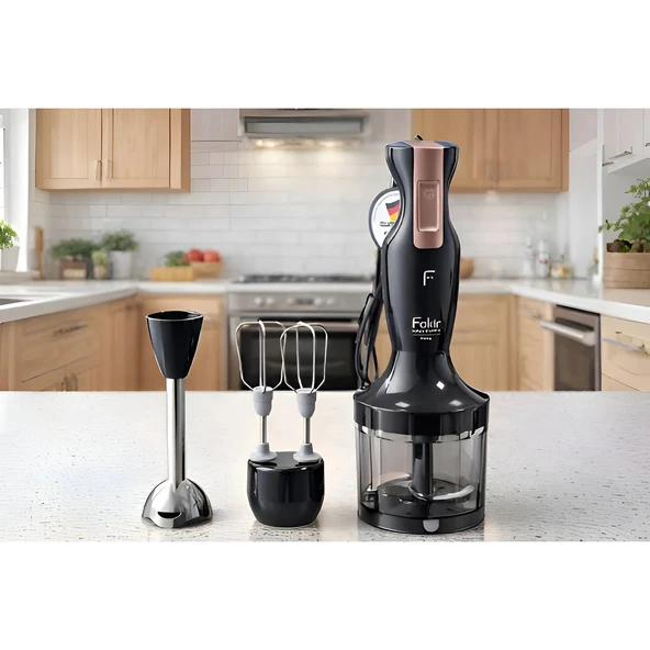 Fakir Trinity 900 W Blender Seti - Siyah ürün görseli 1