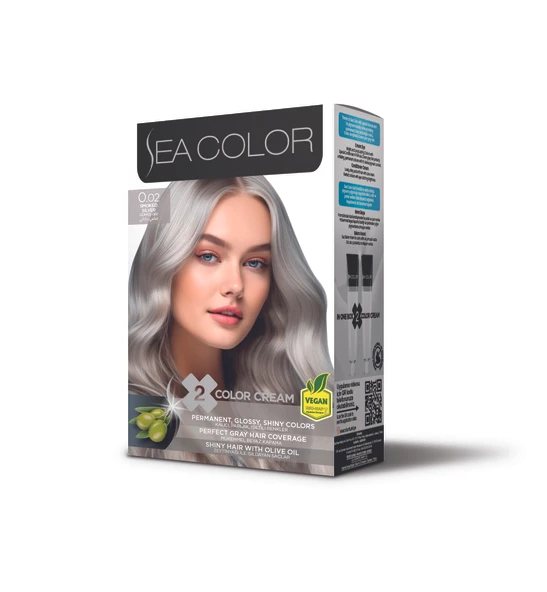 Sea Color Set Saç Boyası 0.02 Gümüş gri ürün görseli 1