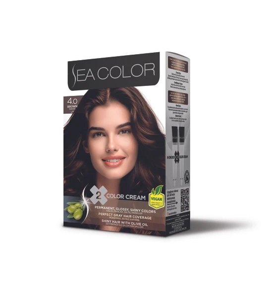 Sea Color Set Saç Boyası 4.0 Kahve Set Boya ürün görseli 1