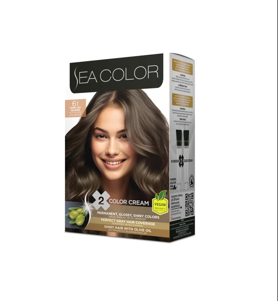 Sea Color Set Saç Boyası 6.1 Küllü Koyu Kumral ürün görseli 1