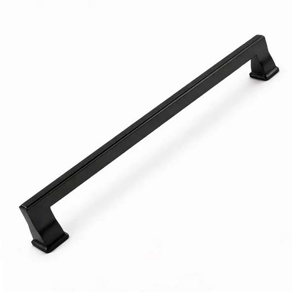 LÜX OLİFKA Mat Siyah Çekmece Kulp 224 mm Premium Kalite Modern Dolap Kapak Kulbu Mobilya Aksesuar ürün görseli 1