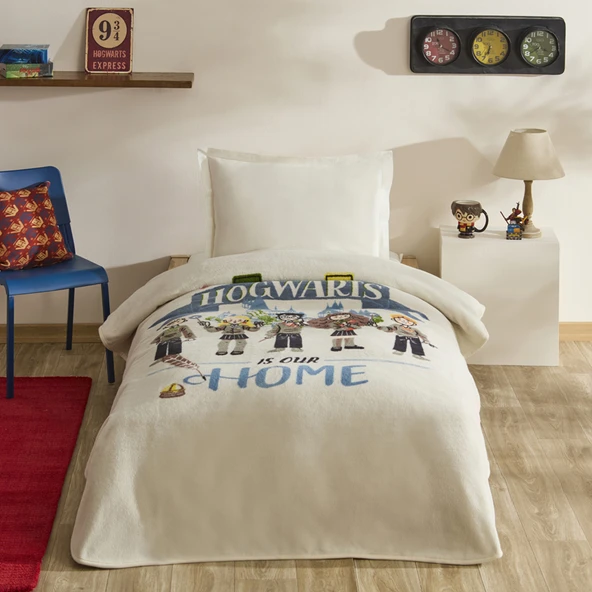 Karaca Home Harry Potter Wizardry Tek Kişilik Battaniye ürün görseli 1