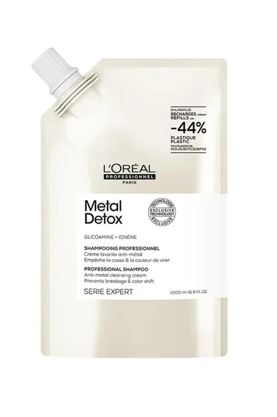 Loreal Pro Metal Detox Shampoo REFILL 1000 ML ürün görseli 1