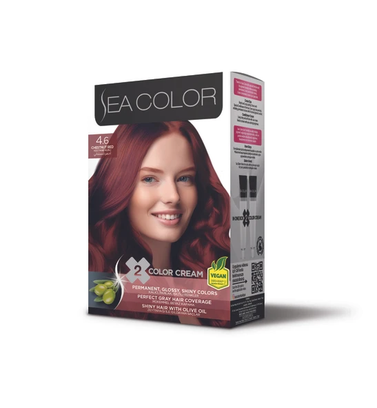 Sea Color Set Saç Boyası 4.6 Kestane Kızılı ürün görseli 1