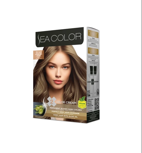 Sea Color Set Saç Boyası 8.00 Yoğun Açık Kumral ürün görseli 1