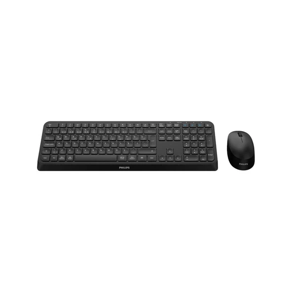 PHILIPS KABLOSUZ KLAVYE&MOUSE SET SPT6407 SİYAH ürün görseli 1