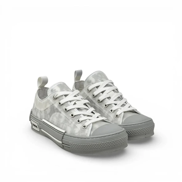 Giay Dior B23 Low White Navy Blue Dior - Resim 4