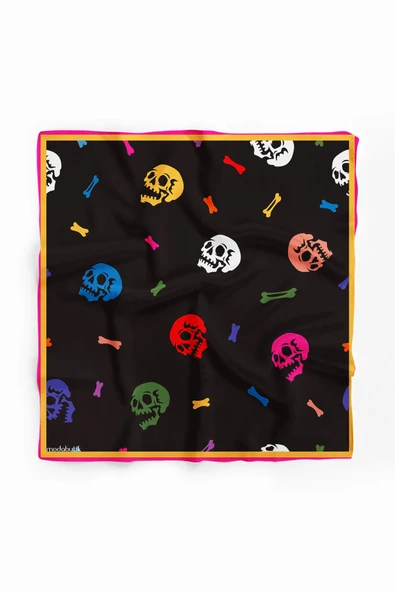 Modabutik Kurukafa Desenli Bandana - Resim 2