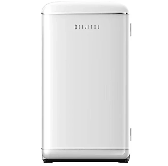 Dijitsu DB120RWH Retro Beyaz Mini Buzdolabı ürün görseli 1