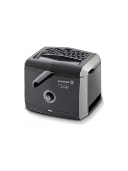 Korkmaz Vertex A486 Siyah Fritöz ürün görseli 1
