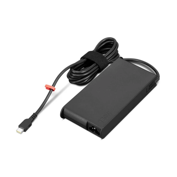 Lenovo ThinkPad 4X21U28835 Mobile Workstation 180W USB-C GaN Slim AC Notebook Power Adaptörü - EU ürün görseli 1