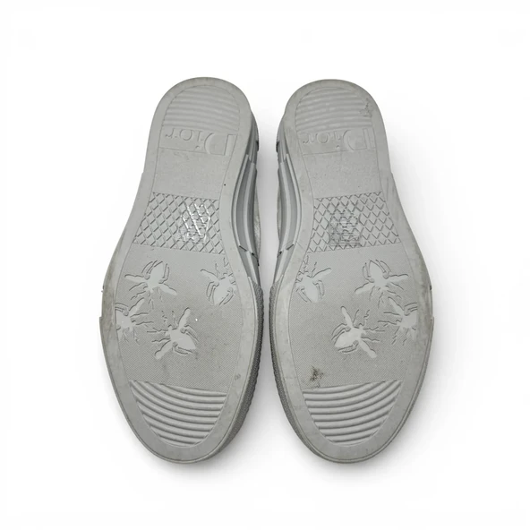 Giay Dior B23 Low White Navy Blue Dior - Resim 3