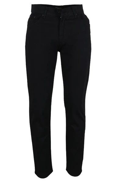 Erkek Kot Pantolon Normal Kesim Siyah Renk RAR01438 ürün görseli 1