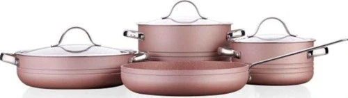 Korkmaz A2619 LINEA 7 PRC TENCERE SETI ROSEGOLD ürün görseli 1