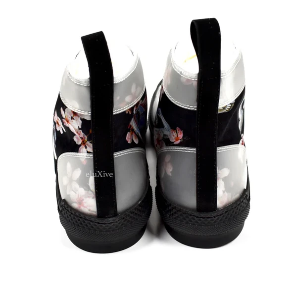 Dior x Sorayama - Robot Print B23 Monogram Sneakers - Resim 5