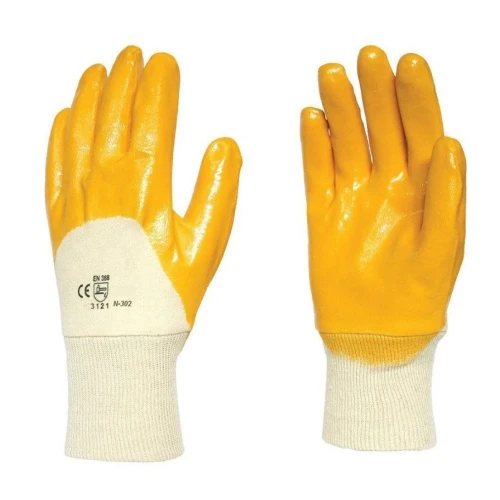 ŞeyliŞeyler - No: 10 XL Sarı Nitril İş Eldiveni - 1 Çift (Ekonomik İşçi Eldiveni) ürün görseli 1