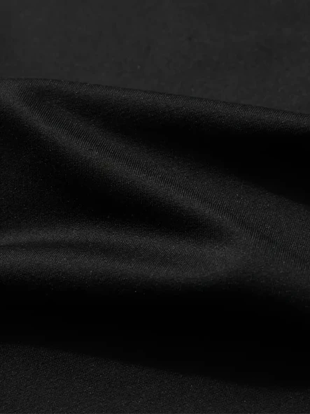 Baskılı Kadın Salaş Stil Siyah Oversize Bisiklet Yaka Tişört ürün görseli 1