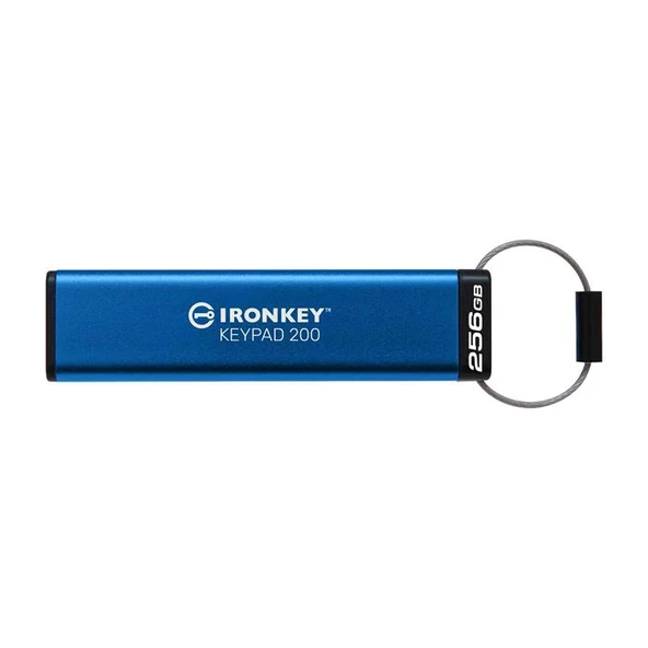 Kingston IKKP200-256GB 256GB IronKey Keypad 200, FIPS 140-3 Lvl 3 (Pending) Flash Bellek ürün görseli 1