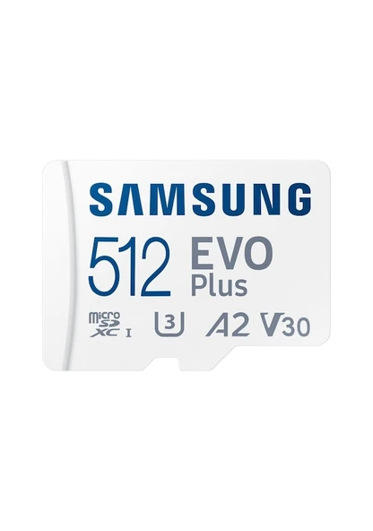 Samsung Evo Plus MB-MC512SA Class 10 UHS-I U3 A2 V30 512 GB Micro SD Kart ürün görseli 1