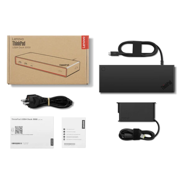Lenovo ThinkPad 40BF0100EU USB4 Dock Station  5000 - Resim 4