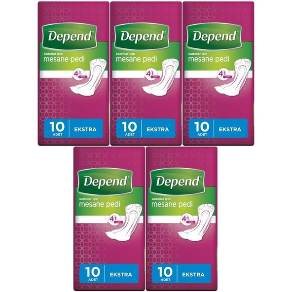 Depend Mesane Pedi Kadın Ekstra 50 Adet ürün görseli 1