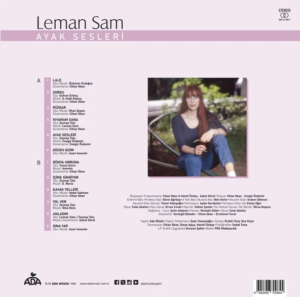 Leman Sam Ayak Sesleri - Plak - Resim 2