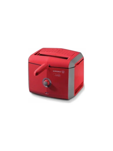 Korkmaz Vertex A486-02 Kırmızı Fritöz ürün görseli 1