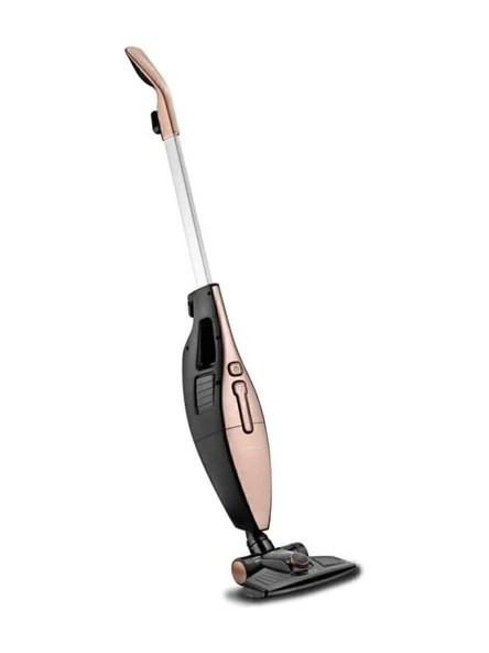 Korkmaz A920-02 Tempratik Rose Gold Siyah Dikey Elektrikli Süpürge ürün görseli 1