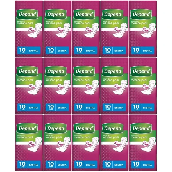 Depend Mesane Pedi Kadın Ekstra 150 Adet ürün görseli 1