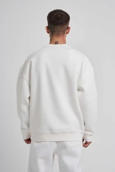 Kadın Siyah POLIZEI Yazılı Dijital Patch Detaylı Premium Sweatshirt ürün görseli 1