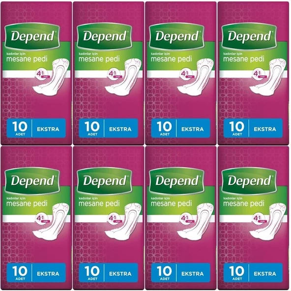 Depend Mesane Pedi Kadın Ekstra 80 Adet ürün görseli 1