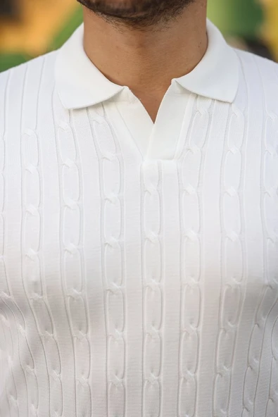 Erkek Modern Stil Saç örgü Desen Uzun Kollu Triko ürün görseli 1