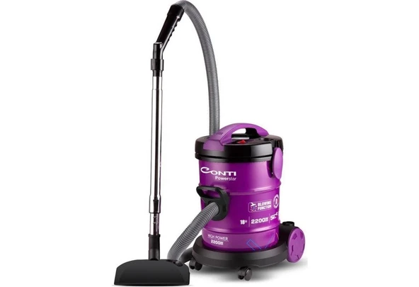 Conti 102 Powerstar Elektrikli Süpürge 2200W Güçlü Emiş Teknolojisi ile Kolay Temizleme ürün görseli 1