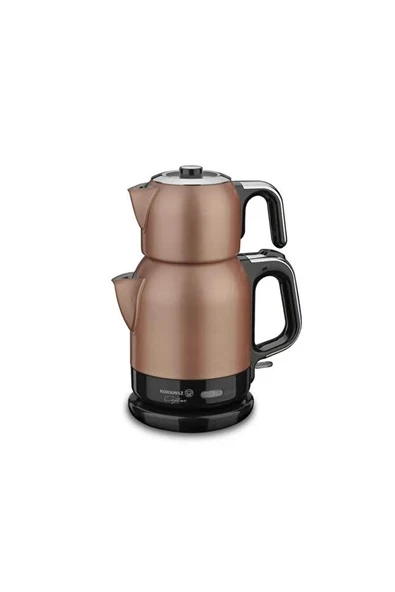 Korkmaz A331-02 Çaytema Rosagold Krom 1600 W Çelik Çay Makinesi ürün görseli 1
