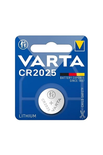 Varta CR2025 Lithium Pil 3V Tekli ürün görseli 1