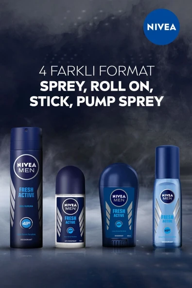 Men Fresh Active 48h Roll On 50 ml - Resim 6