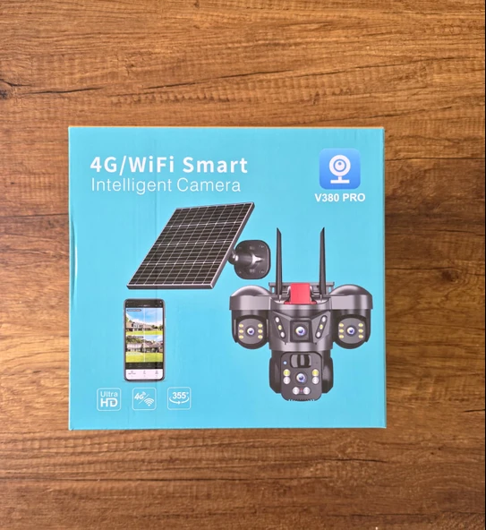 Icam Pro ICP-66G 4 Kameralı Solar Ptz Kamera V380PRO ürün görseli 1