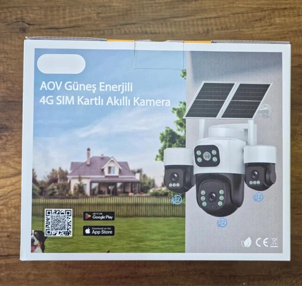 Icampro ICP-74GZ 4 Kameralı Aov Güneş Panelli 12MP Kamera Hieasy ürün görseli 1