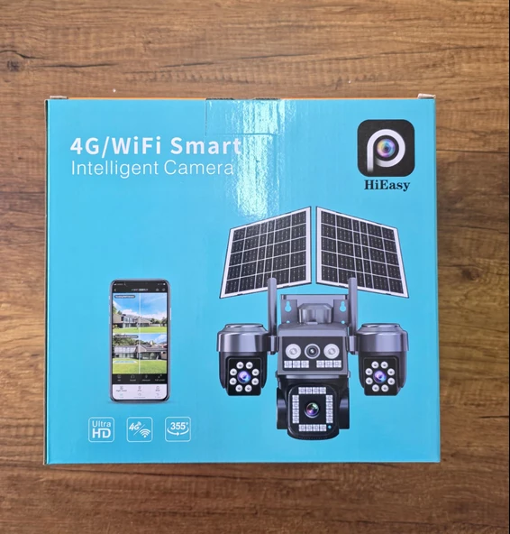 Icampro ICP-204GS 4kameralı Çakarlı Solar 4g Lte Kamera ürün görseli 1
