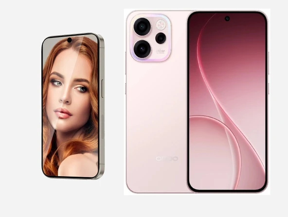 Oppo Reno 15F ile Uyumlu Ayna (Mirror) 9H Kırılmaz Nano Ekran Koruyucu | Ekran Kapalıyken Ayna ürün görseli 1