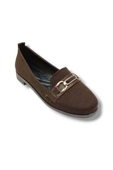 Defne 790-26 Triko Fashion Tokalı Anatomik Kadın Babet ürün görseli 1