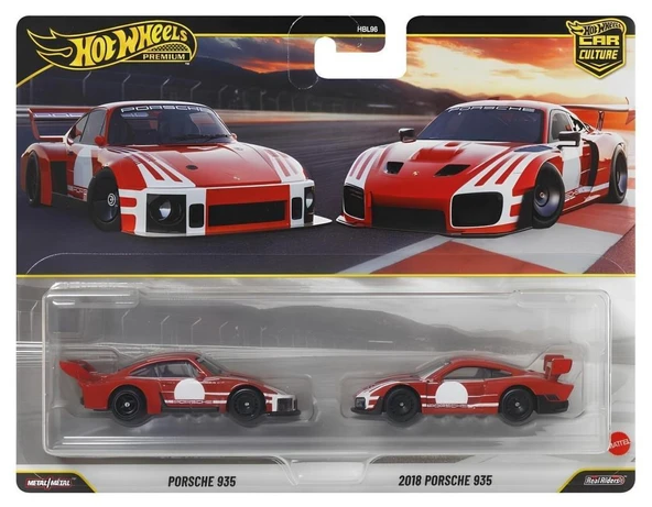 Hot Wheels Premium JHW51 Car Culture 2 Pack Porsche 935 // 2018 Porsche 935 ürün görseli 1