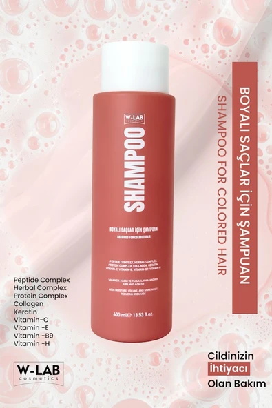 W-Lab Cosmetics Boyalı Saçlar İçin Şampuan 400 Ml ürün görseli 1
