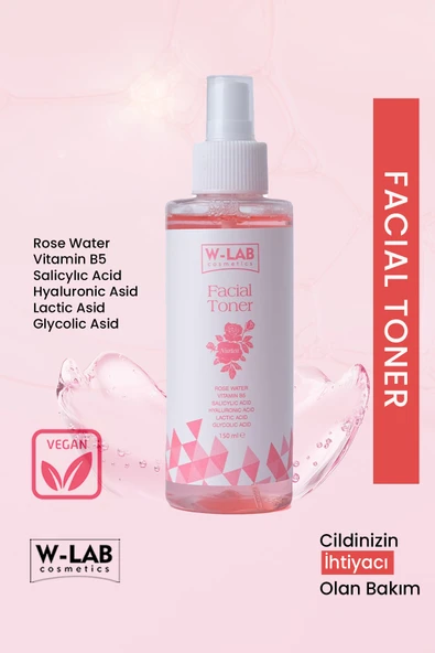 W-Lab Cosmetics Nurten Facial Toner 150 ML ürün görseli 1