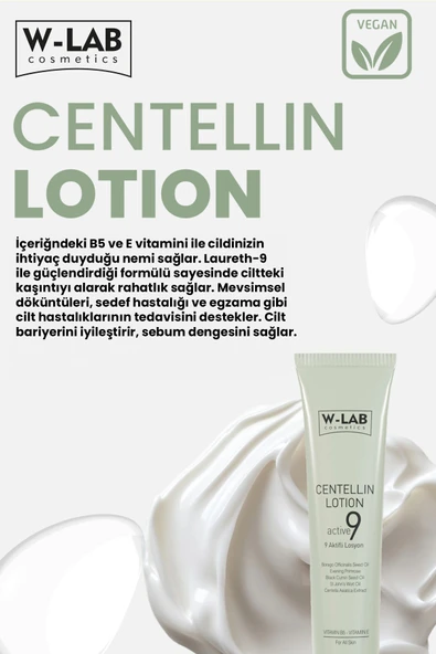 W-Lab Cosmetics Centellin 9 Aktifli Losyon - Resim 4